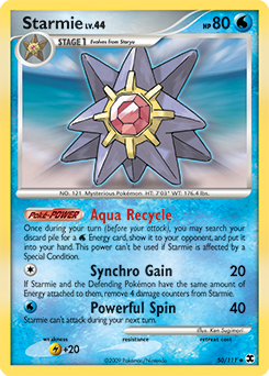 Starmie, Rising Rivals #50, Pokémon TCG card