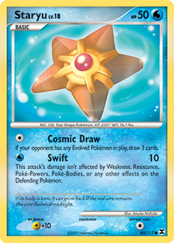 Staryu, Rising Rivals #83, Pokémon TCG card
