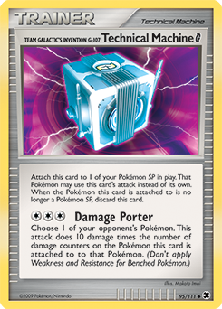 Team Galactic's Invention G-107 Technical Machine G, Rising Rivals #95, Pokémon TCG card