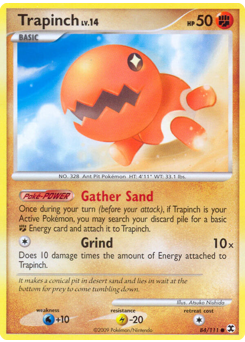 Trapinch, Rising Rivals #84, Pokémon TCG card