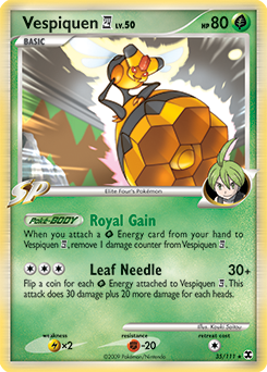 Vespiquen E4, Rising Rivals #35, Pokémon TCG card