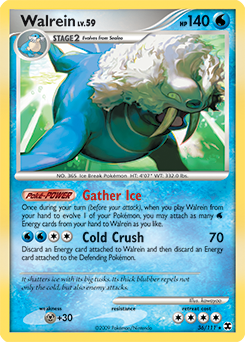 Walrein, Rising Rivals #36, Pokémon TCG card
