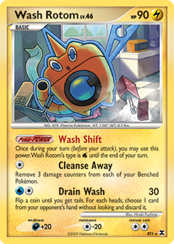 Wash Rotom, Rising Rivals #RT5, Pokémon TCG card