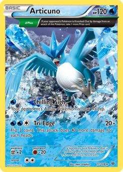 Articuno, Roaring Skies #17, Pokémon TCG card