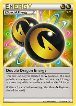 Double Dragon Energy, Roaring Skies #97, Pokémon TCG card