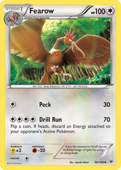 Fearow, Roaring Skies #66, Pokémon TCG card