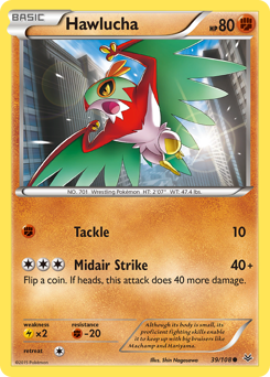 Hawlucha, Roaring Skies #39, Pokémon TCG card