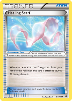 Healing Scarf, Roaring Skies #84, Pokémon TCG card
