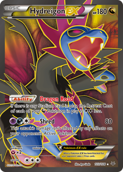 Hydreigon-EX, Roaring Skies #103, Pokémon TCG card