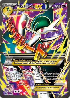 M Gallade-EX, Roaring Skies #100, Pokémon TCG card