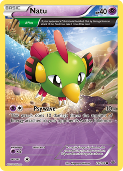 Natu, Roaring Skies #28, Pokémon TCG card