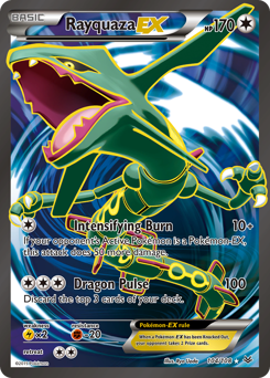 Rayquaza-EX, Roaring Skies #104, Pokémon TCG card
