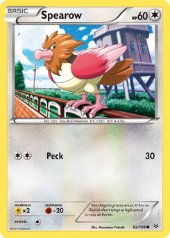 Spearow, Roaring Skies #65, Pokémon TCG card