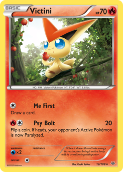 Victini, Roaring Skies #13, Pokémon TCG card
