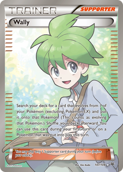 Wally, Roaring Skies #107, Pokémon TCG card