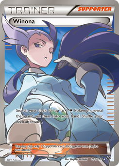 Winona, Roaring Skies #108, Pokémon TCG card
