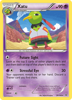 Xatu, Roaring Skies #29, Pokémon TCG card