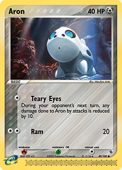 Aron, Ruby & Sapphire #49, Pokémon TCG card