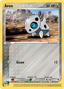 Aron, Ruby & Sapphire #50, Pokémon TCG card