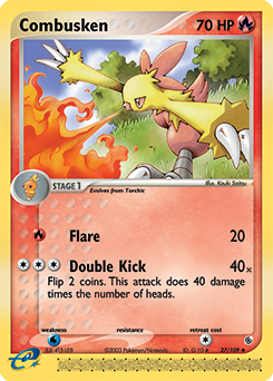 Combusken, Ruby & Sapphire #27, Pokémon TCG card