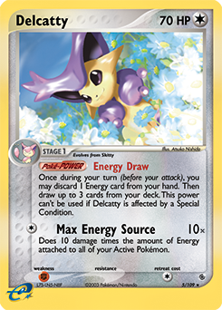 Delcatty, Ruby & Sapphire #5, Pokémon TCG card