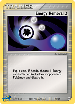 Energy Removal 2, Ruby & Sapphire #80, Pokémon TCG card
