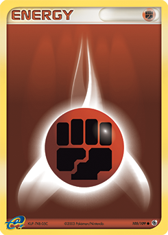 Fighting Energy, Ruby & Sapphire #105, Pokémon TCG card
