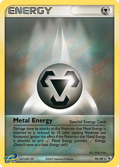 Metal Energy, Ruby & Sapphire #94, Pokémon TCG card