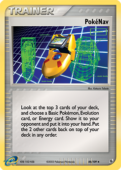 PokéNav, Ruby & Sapphire #88, Pokémon TCG card
