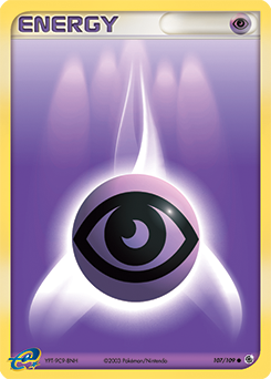 Psychic Energy, Ruby & Sapphire #107, Pokémon TCG card
