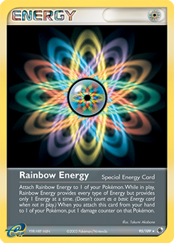 Rainbow Energy, Ruby & Sapphire #95, Pokémon TCG card