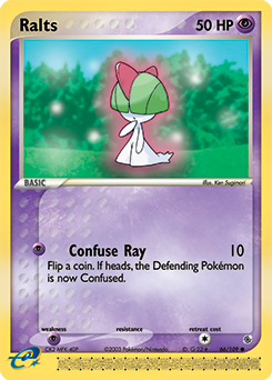 Ralts, Ruby & Sapphire #66, Pokémon TCG card