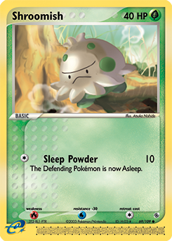 Shroomish, Ruby & Sapphire #69, Pokémon TCG card