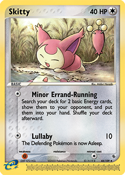 Skitty, Ruby & Sapphire #44, Pokémon TCG card