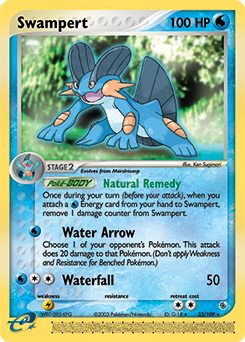 Swampert, Ruby & Sapphire #23, Pokémon TCG card
