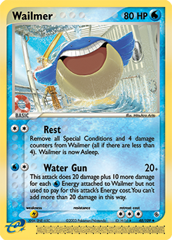 Wailmer, Ruby & Sapphire #48, Pokémon TCG card
