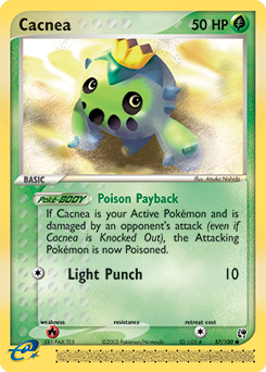 Cacnea, Sandstorm #57, Pokémon TCG card
