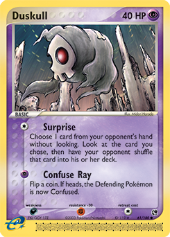 Duskull, Sandstorm #61, Pokémon TCG card