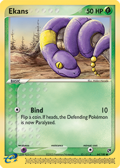 Ekans, Sandstorm #64, Pokémon TCG card