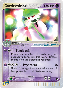 Gardevoir ex, Sandstorm #96, Pokémon TCG card