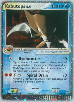 Kabutops ex, Sandstorm #97, Pokémon TCG card