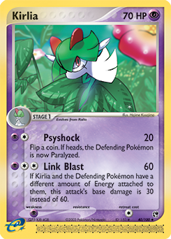 Kirlia, Sandstorm #40, Pokémon TCG card