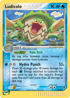Ludicolo, Sandstorm #7, Pokémon TCG card