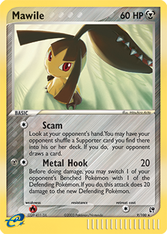 Mawile, Sandstorm #9, Pokémon TCG card