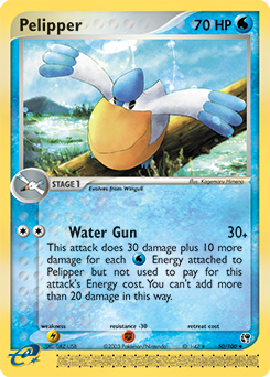 Pelipper, Sandstorm #50, Pokémon TCG card