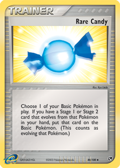 Rare Candy, Sandstorm #88, Pokémon TCG card