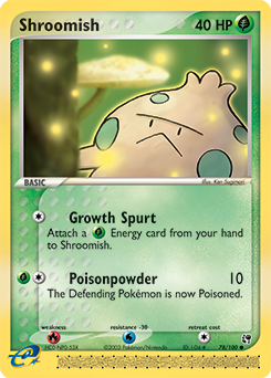 Shroomish, Sandstorm #78, Pokémon TCG card
