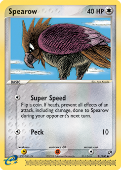 Spearow, Sandstorm #81, Pokémon TCG card