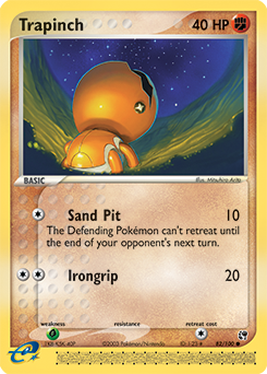 Trapinch, Sandstorm #82, Pokémon TCG card