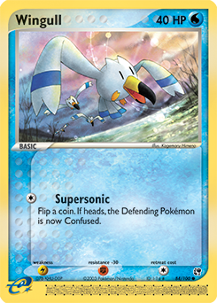 Wingull, Sandstorm #84, Pokémon TCG card